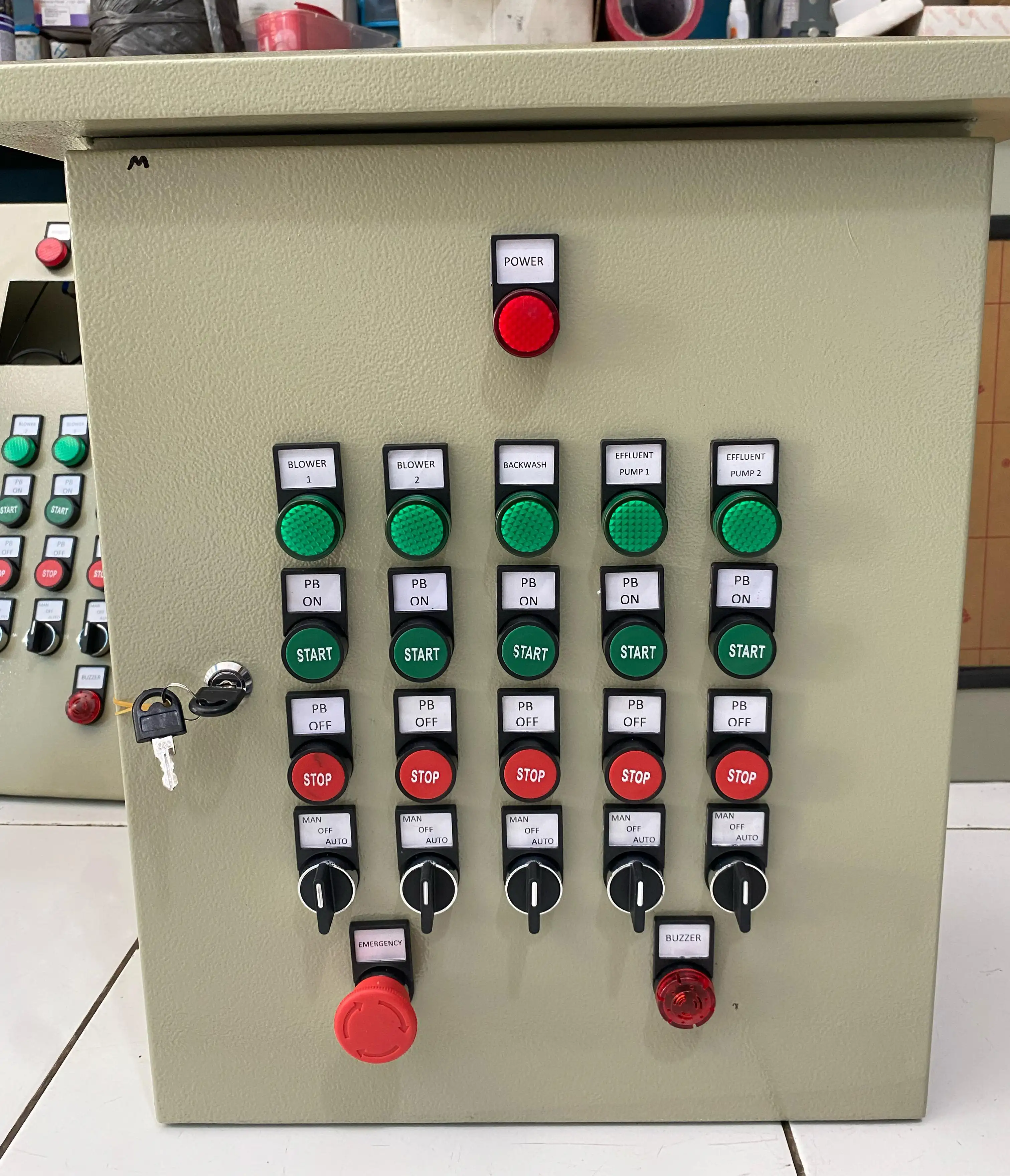 Control panel listrik sistem IPAL BIORICH
