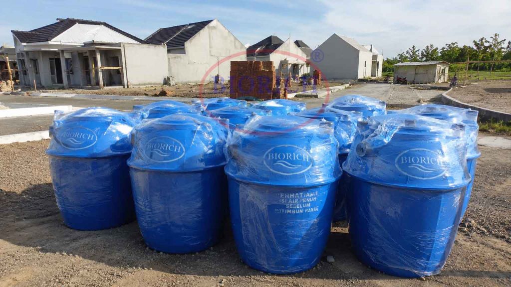 Septic Tank Bio BIORICH seri BSR terpasang di perumahan