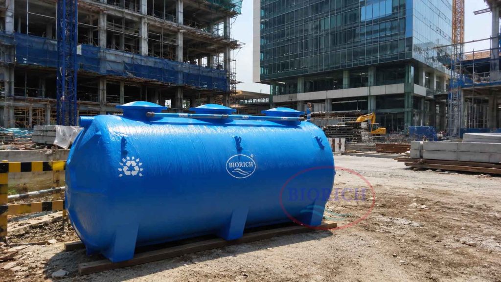 Septic Tank BIORICH seri BRX di proyek gedung