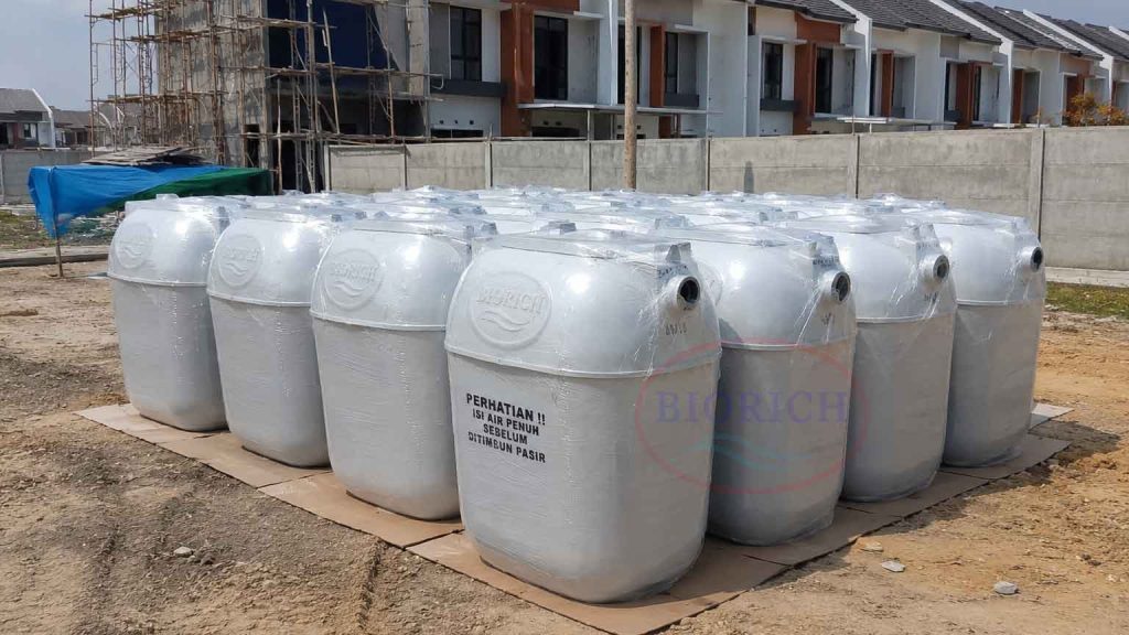 Septic Tank Bio BIORICH seri BR terpasang di perumahan
