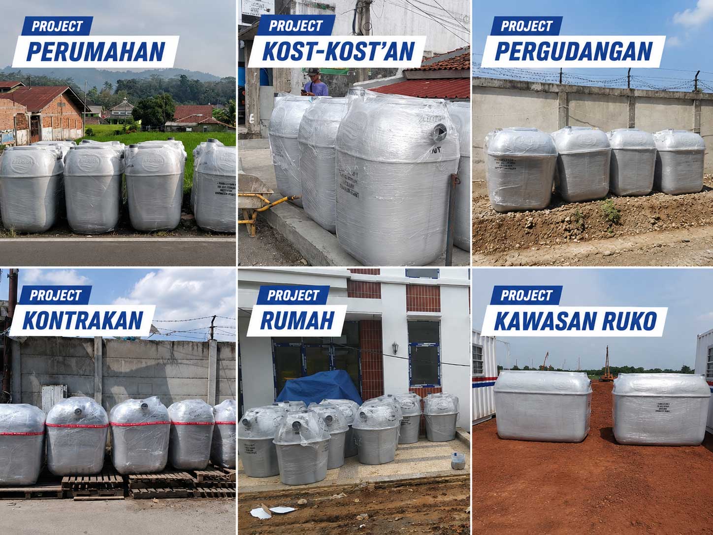 Portofolio proyek Septic Tank BIORICH BR Series