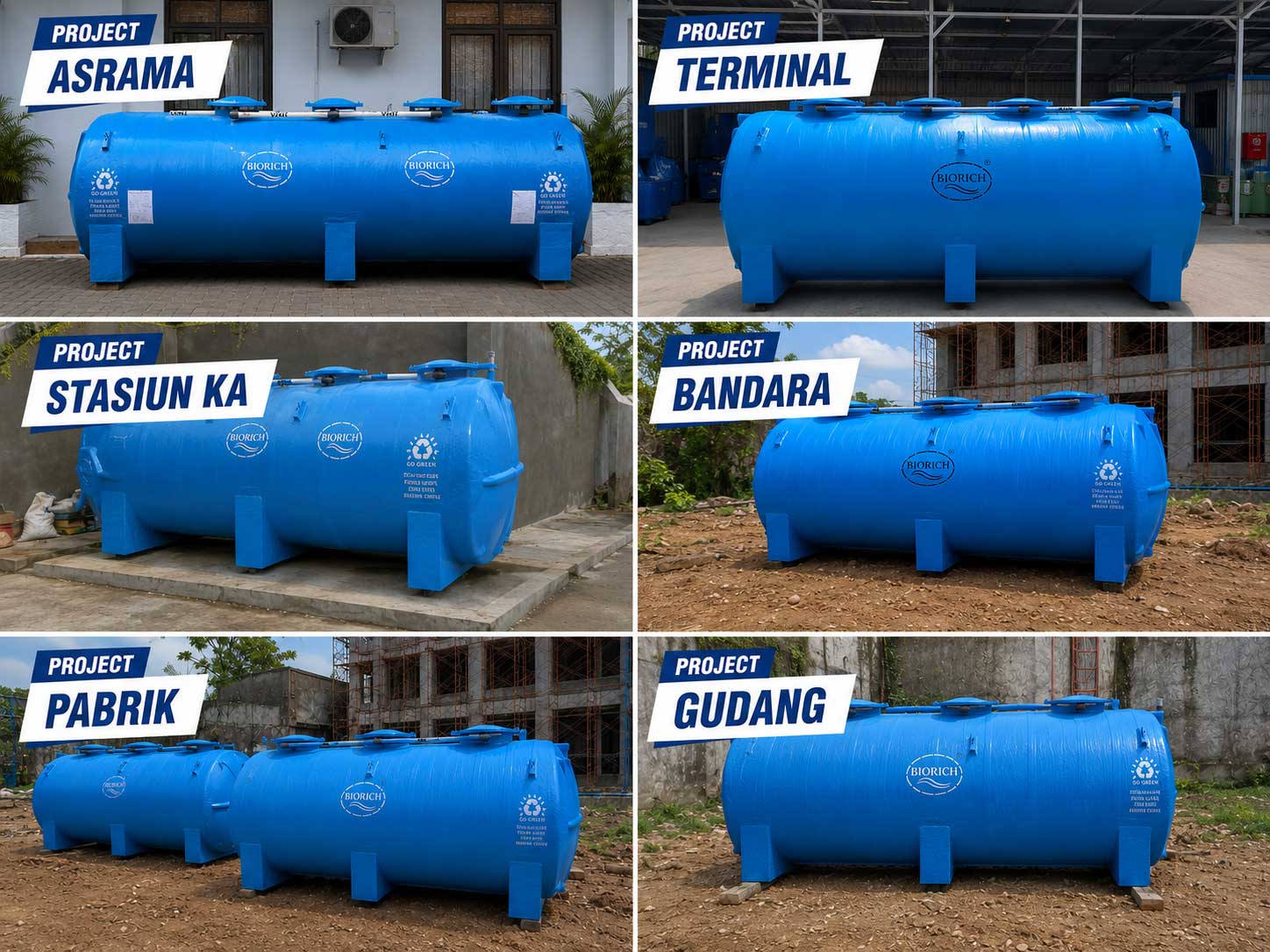 Portofolio proyek Septic Tank BIORICH BRX Series