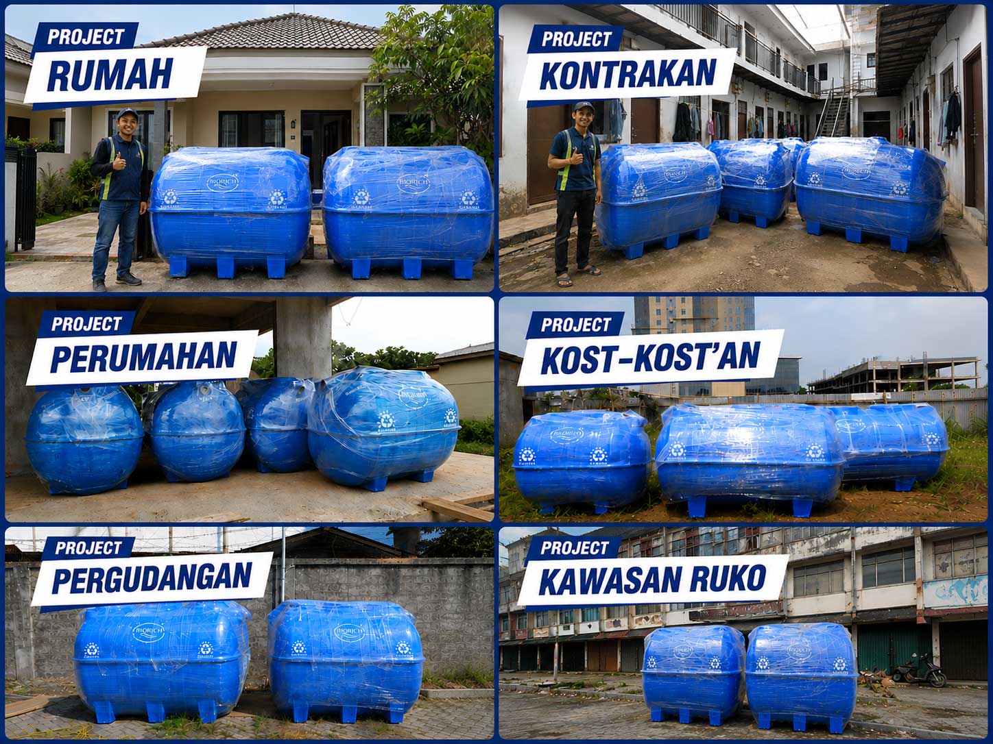 Portofolio proyek Septic Tank BIORICH RC Series