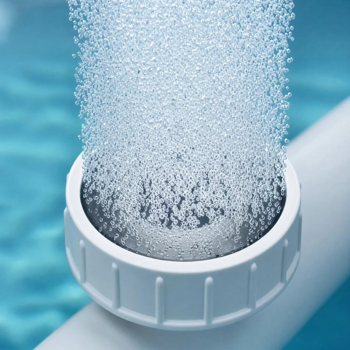 Disc diffuser fine bubble menghasilkan gelembung halus pada sistem extended aeration