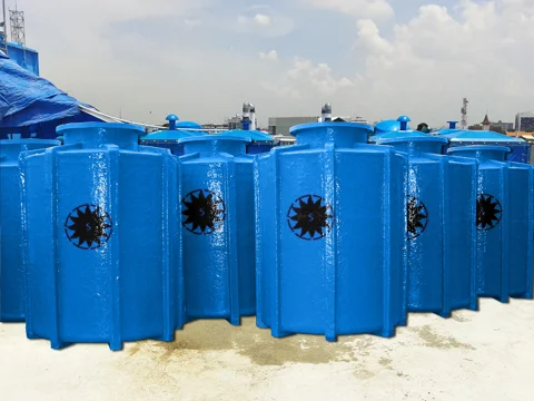 Ground tank fiberglass BIORICH ready stock siap kirim dalam jumlah banyak