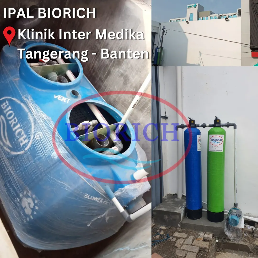 Instalasi IPAL klinik — Klinik Inter Medika, Tangerang