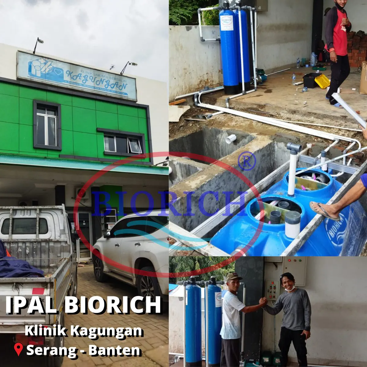 Instalasi IPAL klinik — Klinik Kagungan, Serang Banten
