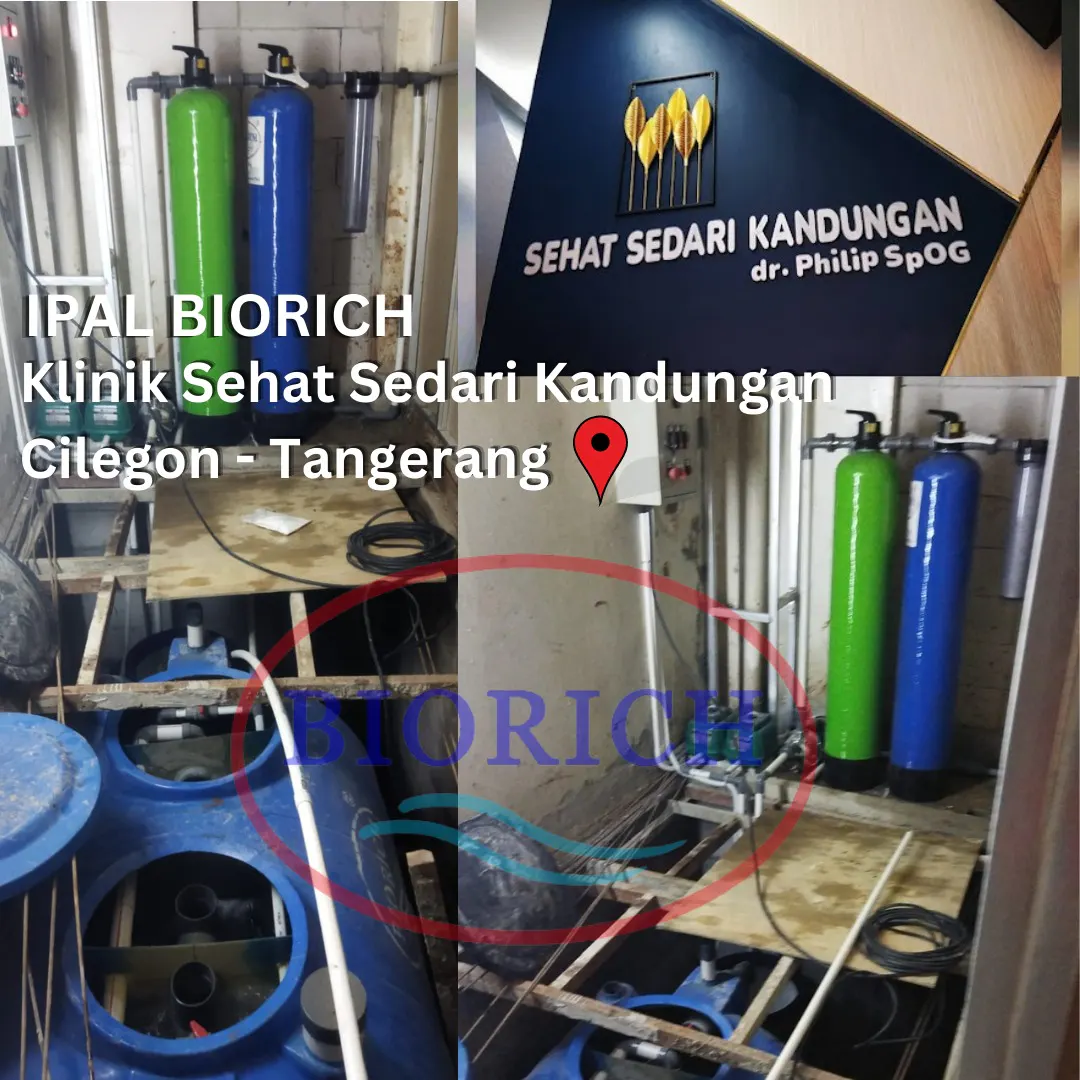 IPAL klinik bersalin — Klinik Sehat Kandungan, Cilegon Banten