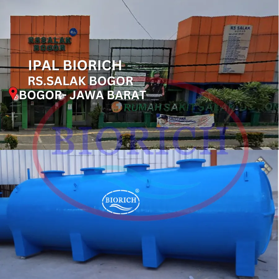 IPAL RS Salak Bogor - foto instalasi IPAL BIORICH