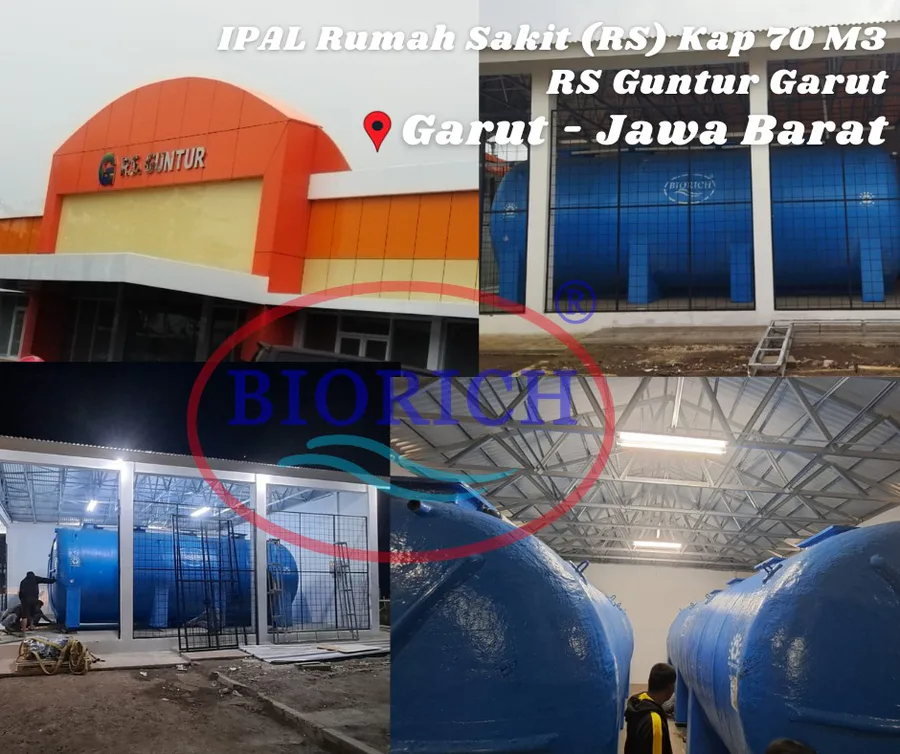 IPAL RS Guntur 70 mm3 - foto instalasi IPAL BIORICH