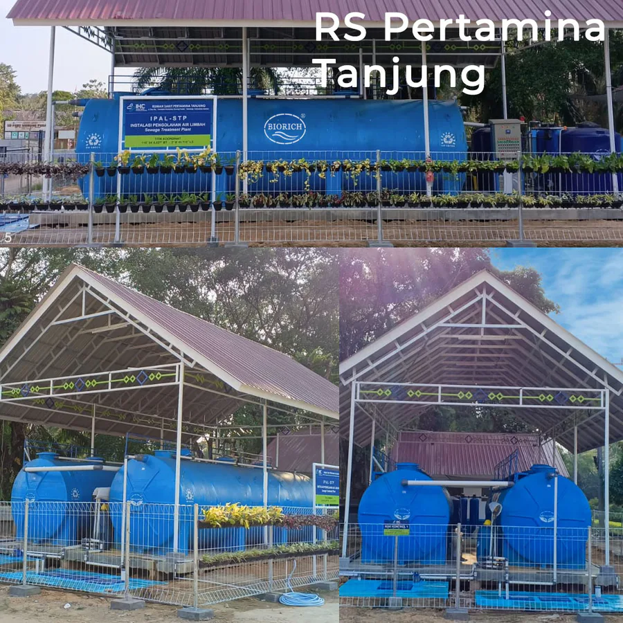 IPAL-STP RS Pertamina Tanjung - foto instalasi IPAL BIORICH