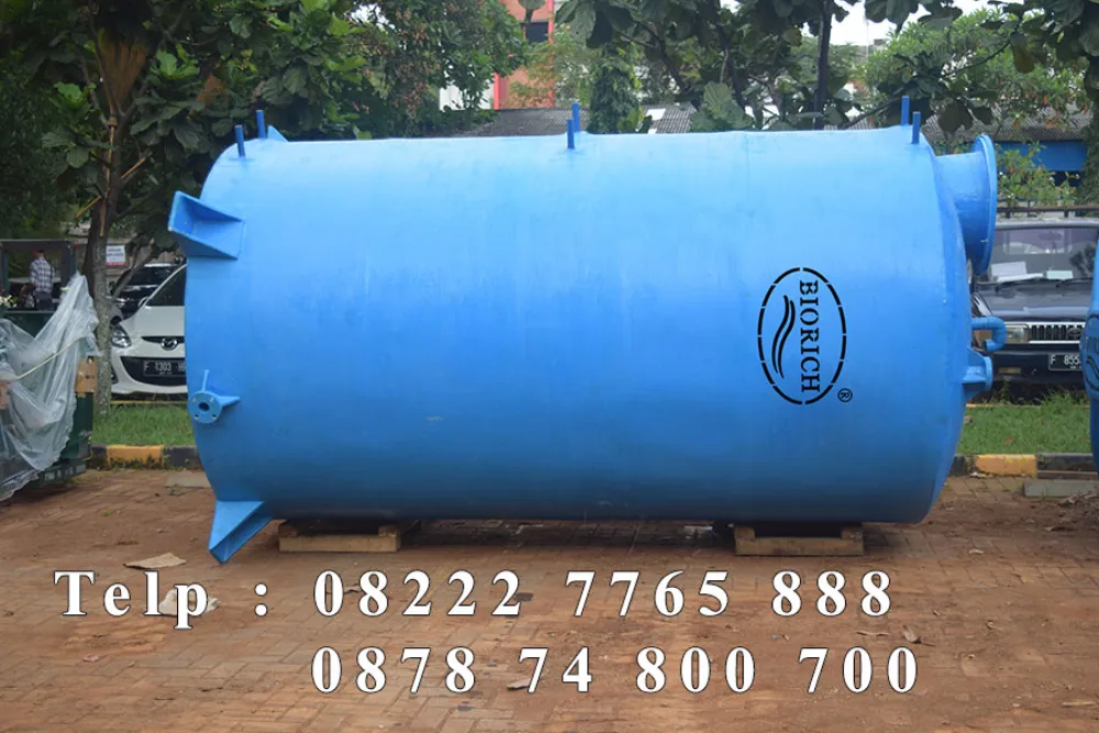 Tangki air fiberglass BIORICH kapasitas besar untuk kebutuhan industri